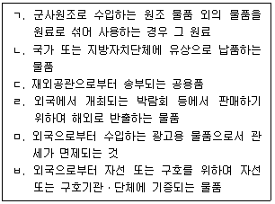 관세사 내국소비세법 31번 문제 이미지