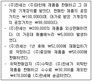 관세사 회계학 14번 문제 이미지