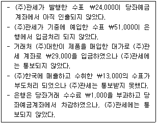 관세사 회계학 3번 문제 이미지