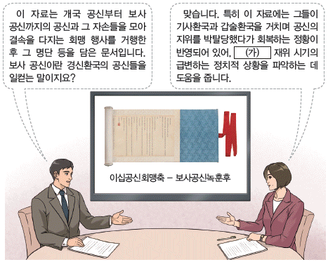 한국사능력검정시험 심화 24번 문제 이미지