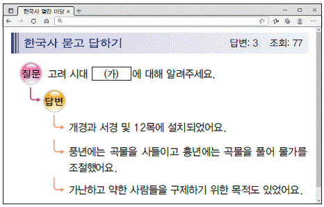 한국사능력검정시험 기본 13번 문제 이미지
