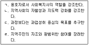 9급 지방직 공무원 사회복지학개론 10번 문제 이미지