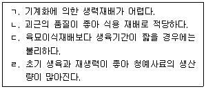 9급 지방직 공무원 식욕작물 20번 문제 이미지